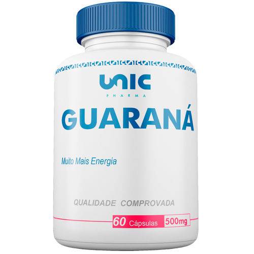Guaraná 500mg 60 Cáps Unicpharma