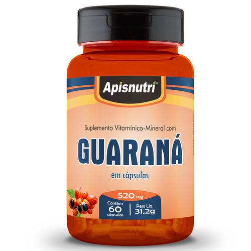 Guaraná com Açaí Apisnutri 60 Cápsulas
