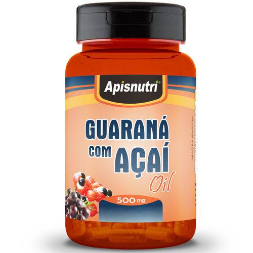 Guaraná com Açaí Oil Apisnutri 500mg 60 Cápsulas