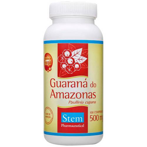 Guaraná do Amazonas - 100 Comprimidos - Stem Pharmaceutical