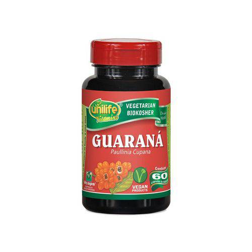 Guaraná - Unilife - 60 Cápsulas Vegetarianas