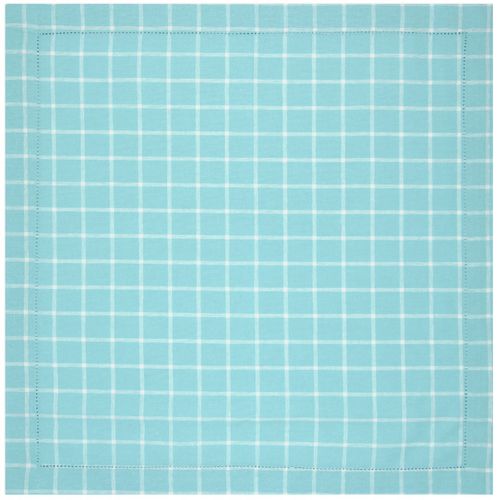 Guardanapo Azul Linen Grid 50x50cm