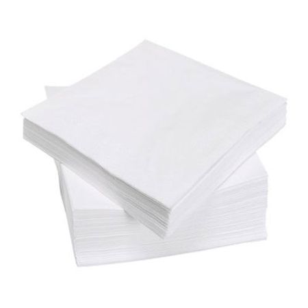 Guardanapo Branco Folha Simples 30x30 Guardanapo de Papel Branco Folha Simples Alba - 30cmx30cm - 50 Unidades