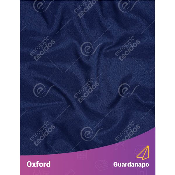 Guardanapo em Tecido Oxford Azul Marinho Liso - 40x40cm