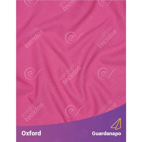 Guardanapo em Tecido Oxford Rosa Pink Chiclete Liso - 40x40cm