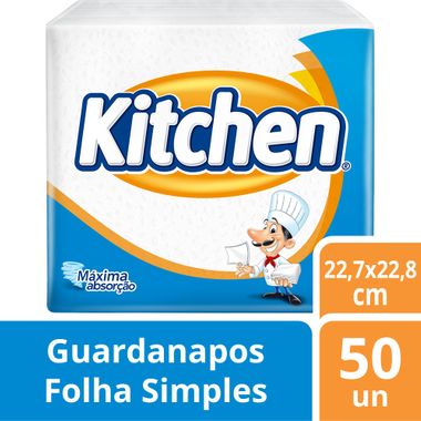 Guardanapo Kitchen 50un 22,7X22,8cm