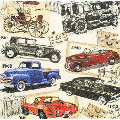 Guardanapo para Decoupage Toke e Crie Gcd211625 – 17711 – Carros Vintage (Com 20 Unidades)