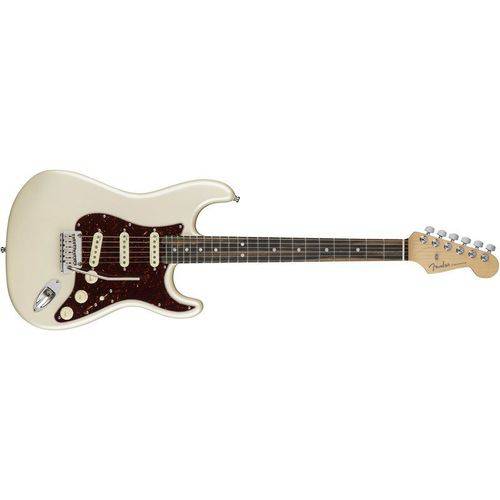 Guitarra Fender 011 4001 - Am Elite Stratocaster Ebony - 723 - Olympic Pearl