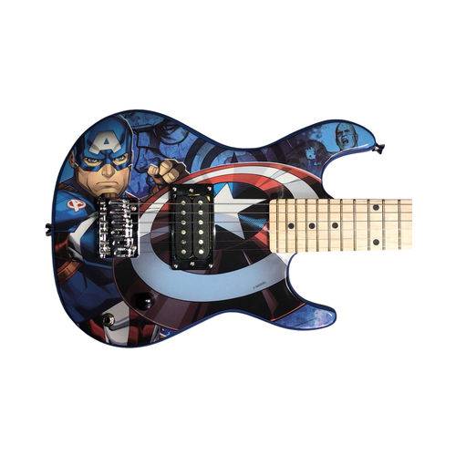 Guitarra Infantil Criança Capitão America Avengers Marvel