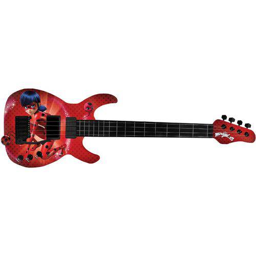 Guitarra Infantil Ladybug C/luzes