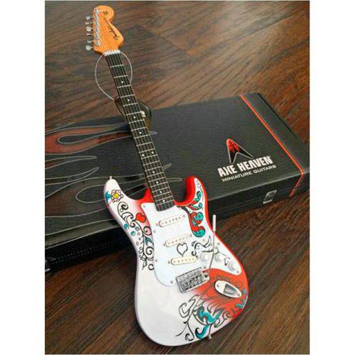 Guitarra Miniatura Axe Heaven Strat Monterey Jimi Hendrix Jh-801