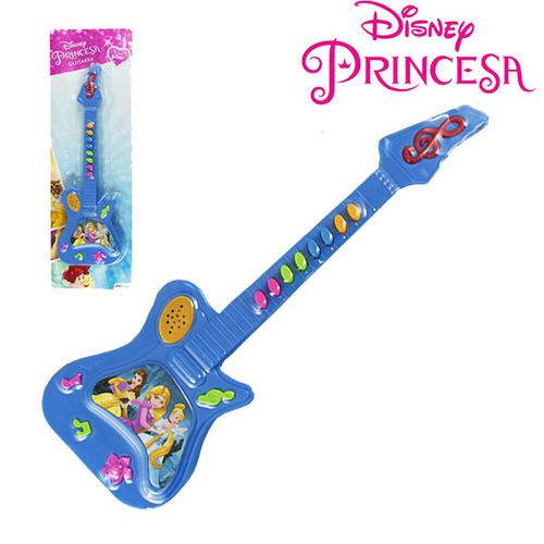 Guitarra Musical Infantil Princesas a Pilha na Cartela