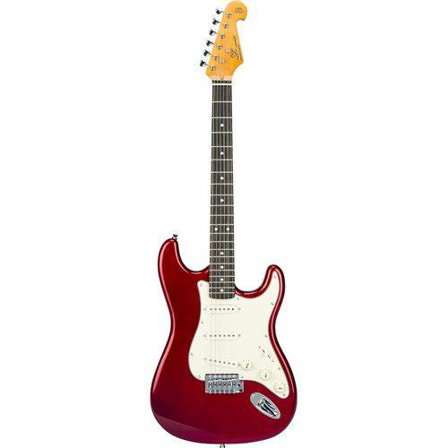 Guitarra SX SST 62+ | Strato | Escala em Rosewood | SSS | Candy a Red