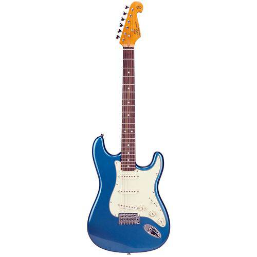 Guitarra SX SST 62+ | Strato | Escala em Rosewood | SSS | Lake Placid Blue (LPB)