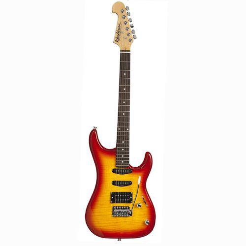 Guitarra Washburn S3hxrs Flame Red Sunburst em Alder com Captação H/s/s