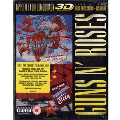 Guns N' Roses - Appetite For Democracy 3d: Live At The Hard Rock Casino - Blu Ray Importado