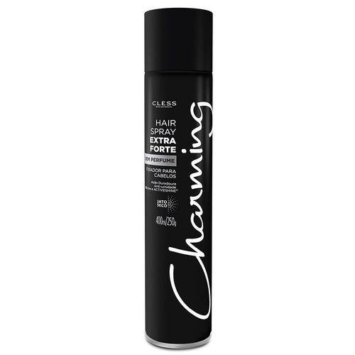 Hair Spray Fixador Charming Black 400ml Sem Perfume