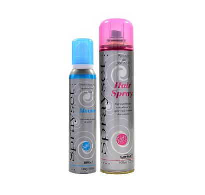 Hair Spray Fixador de Penteado Forte 400ml - Sprayset