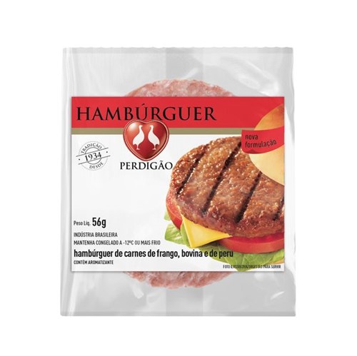Hamburger Perdigao 56g Tradicional