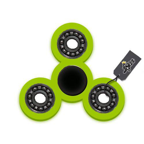 Hand Spinner - Discos Verde Neon