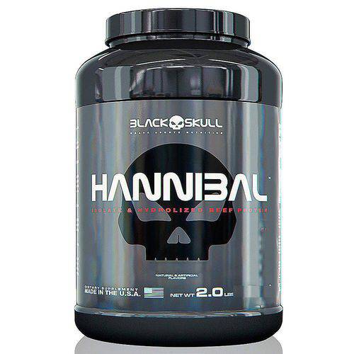 Hannibal Black Skull 900g Sabor Chocolate