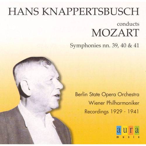 Hans Knappertsbuch Conducts Mozart Symphonies 39, 40 e 41 (Importado)