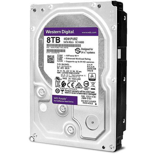 Hard Disk Western Digital Purple 8TB WD80PURZ