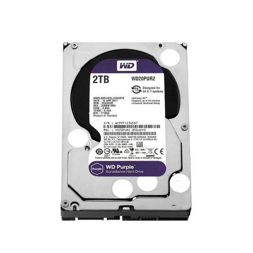 Hard Disk Western Digital Purple 2TB WD20PURZ