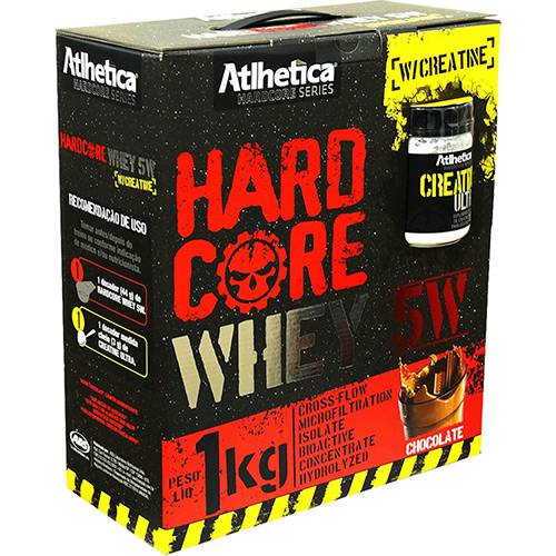 Hardcore Whey 5W Hardcore Series 1kg - Atlhetica Chocolate