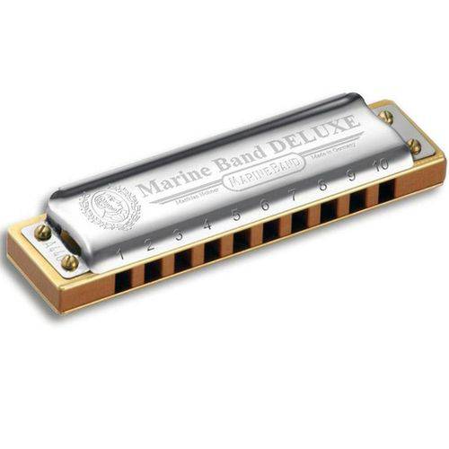 Harmonica Marine Band Deluxe em D (Ré) - Hohner F0726