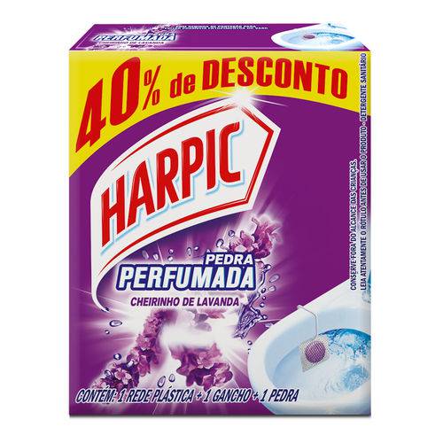 Harpic Pedra Promo 40% de Desconto Aroma Plus Lavanda