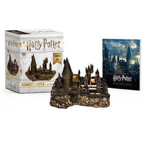 Harry Potter Hogwarts Castle And Sticker Book - Lights Up! - Miniature Editions
