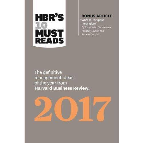 Hbr'S 10 Must Reads 2017