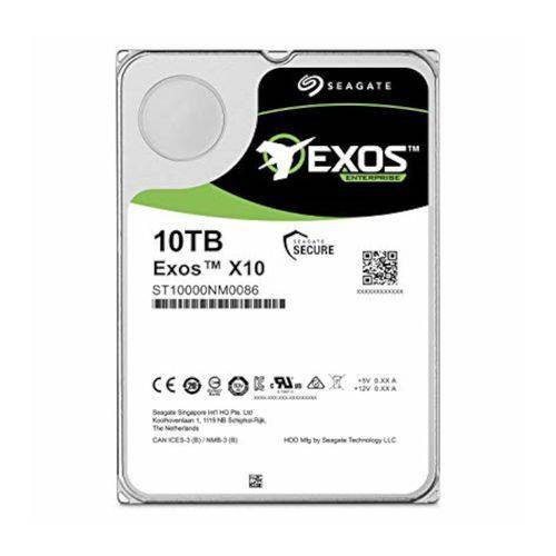 HD - 10.000GB (10TB) / 7.200RPM / SATA / 3,5pol - Seagate Exos - Enterprise Capacity - ST10000NM0086