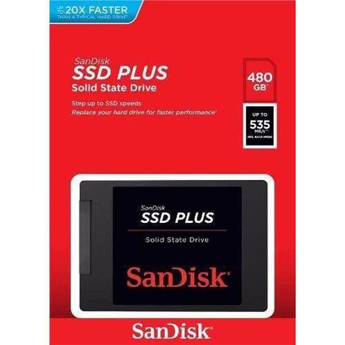 Hd 480GB Ssd Sata 3 (6Gb/s) Sandisk Plus Sdssda-480G-G26, 2.5", 7 Mm