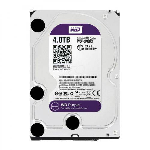 HD 4TB Western Digital Purple Sata 3 - Garantia 3 Anos