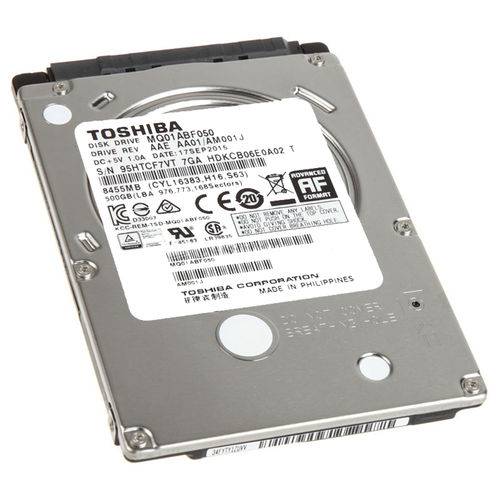 HD 500gb Sata Iii Toshiba Mq01abf050 7mm 5400rpm P/ Notebook