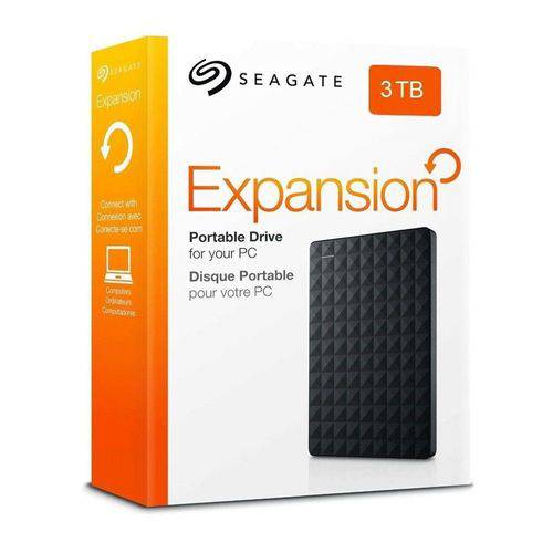 HD Externo Seagate 3tb Expansion USB 3.0 Portatil 2,5" - Stea3000400