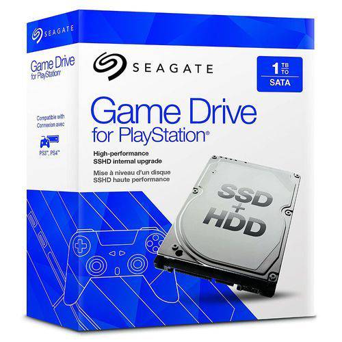 HD Notebook - 1.000GB (1TB) / 5.400RPM / SATA3 - Seagate SSD Game Drive For PlayStation - STBD10001