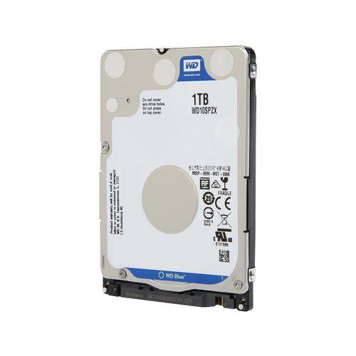 HD para Notebook 1TB WD Blue Sata III - WD10SPZX - NF-e