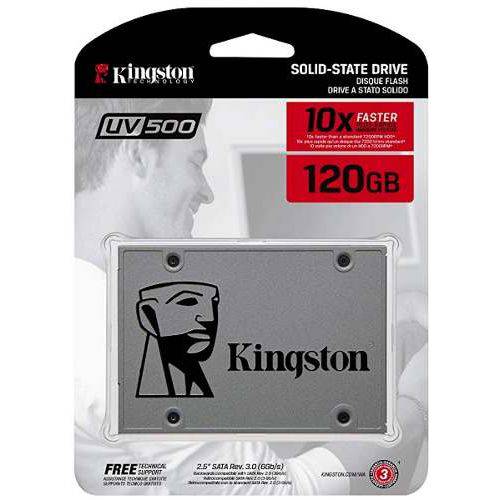HD Ssd 120gb Sata3 Kingston Uv500 Melhor Q A400 Lacrado