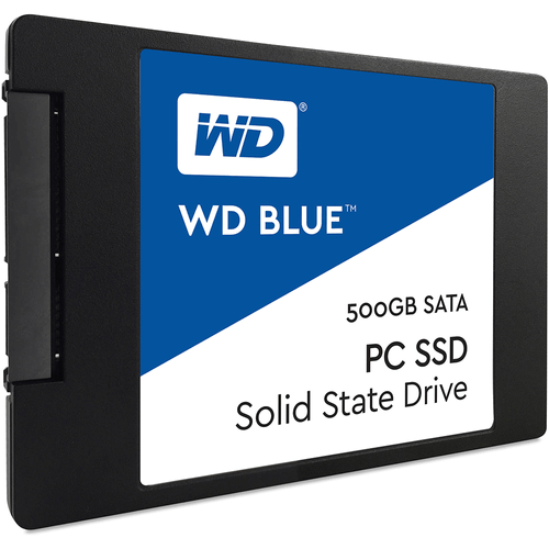 HD SSD 500GB BLUE WD Sata3 Leituras 545 MB/s Gravações 525 MB/s | WDS500G1B0A 1962
