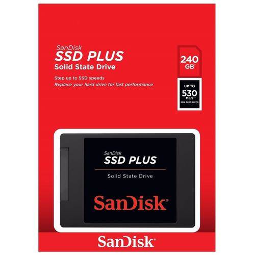 Hd Ssd Sandisk 240gb Plus 2.5" Sdssda-240g-g26