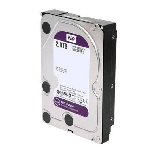HD 2tb Western Digital Purple ( 7200rpm ) Sata 3 (64mb)