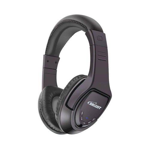 Headphone Bright 0376 Bluetooth, FM, MSD - Preto
