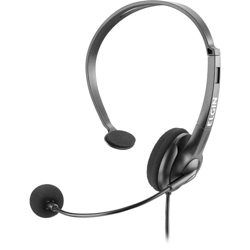 Headphone com Conector RJ - Preto - Elgin