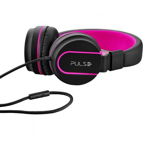 Headphone Fun Preto/rosa Ph160 - Pulse