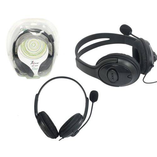 Headphone Headset com Microfone para Xbox 360 Kp-324 Kp-324 Knup