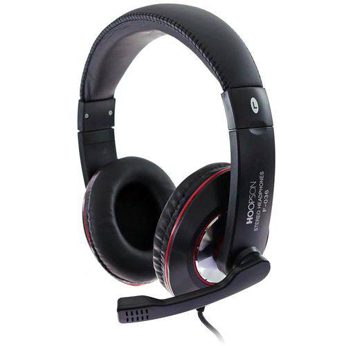 Headphone Headset Gamer P2 C/ Microfone Hoopson