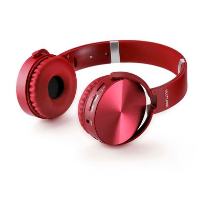 Headphone Premium Bluetooth SD/AUX/FM Vermelho Multilaser - PH266 PH266